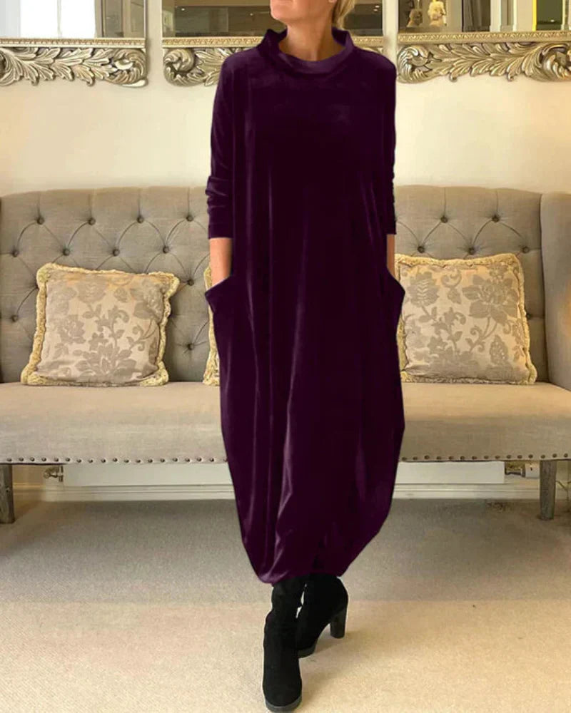 Arianna™ | Elegant Velour Dress