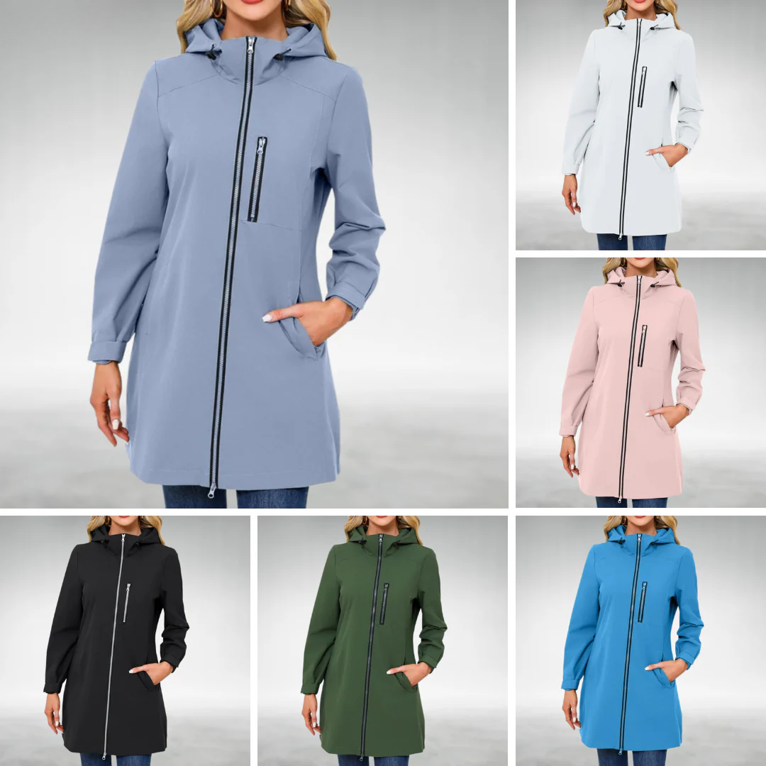 Agnessa | Waterproof Long Jacket