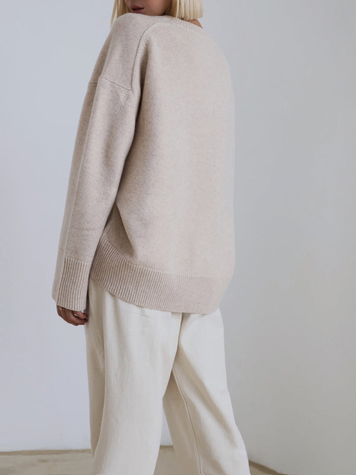 Joanna | Women’s Winter Oversized Knit Pullover Sweater