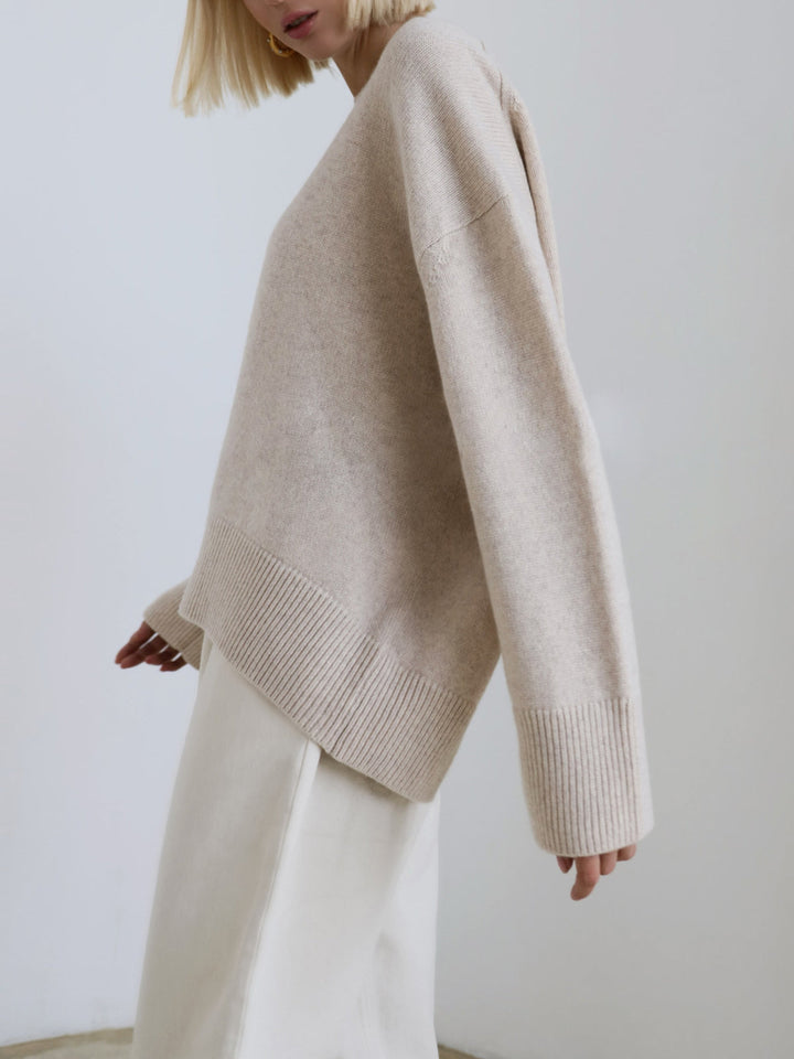Joanna | Women’s Winter Oversized Knit Pullover Sweater