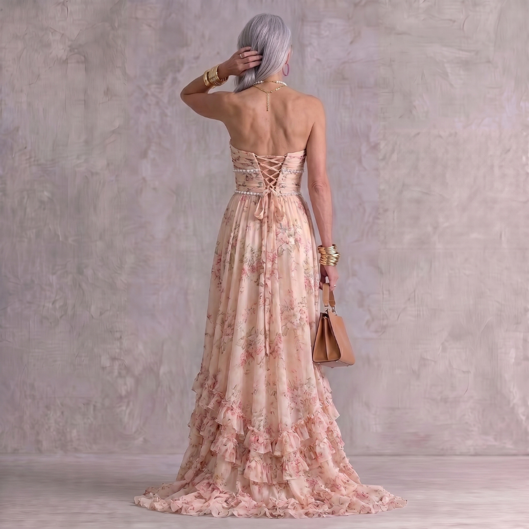 Amalfi Sleeveless Floral Maxi Dress