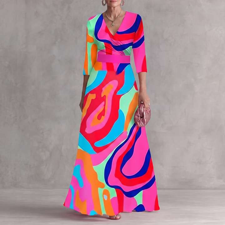 Emily Luxury Floral Dress