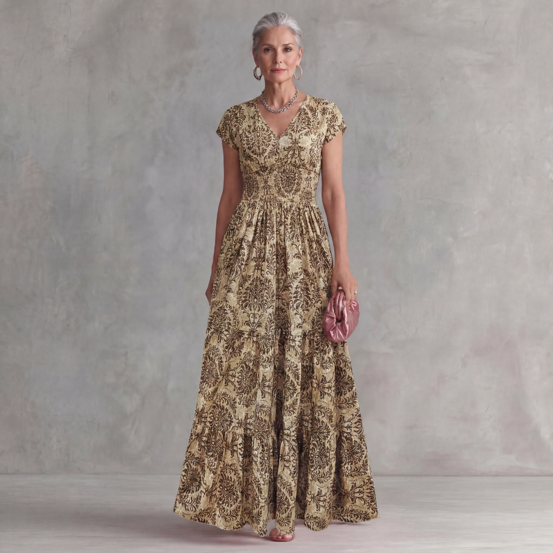 Summer Bohemian Style Printed Dress