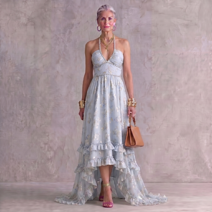 Amalfi Sleeveless Floral Maxi Dress