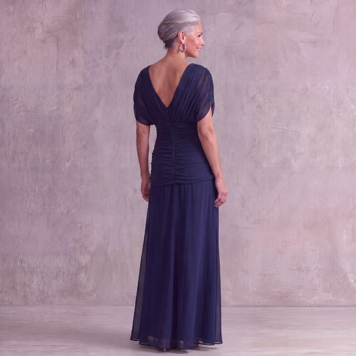 Avery Elegant Blue Dress