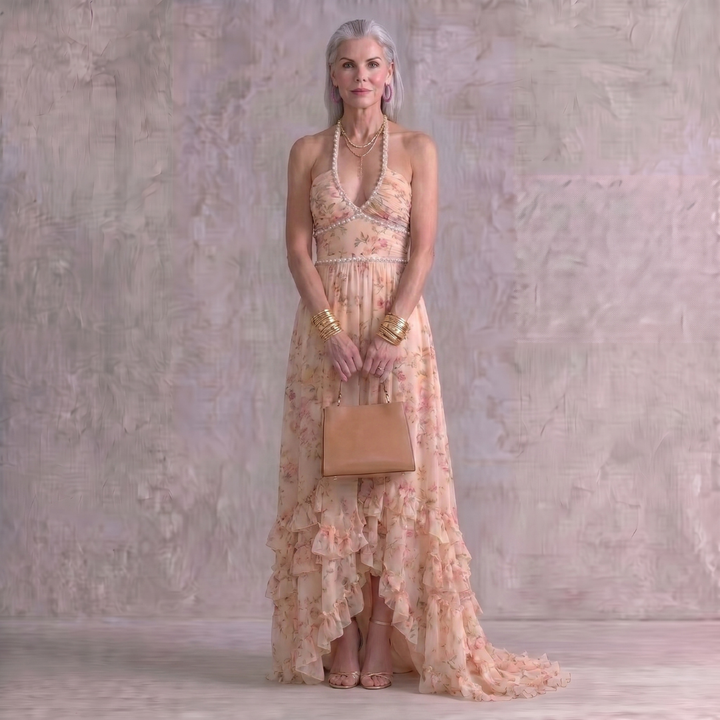 Amalfi Sleeveless Floral Maxi Dress
