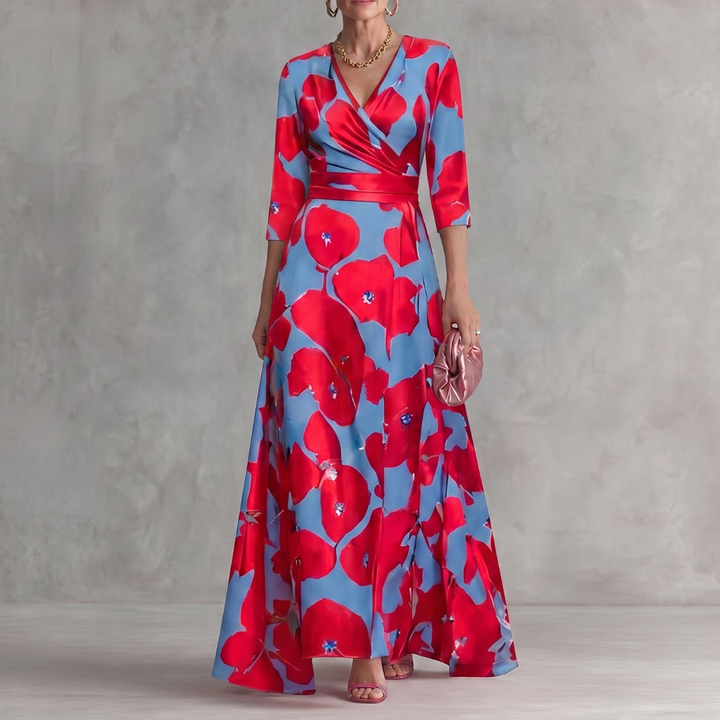 Emily Luxury Floral Dress