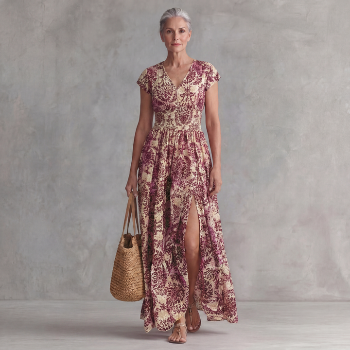 Summer Bohemian Style Printed Dress