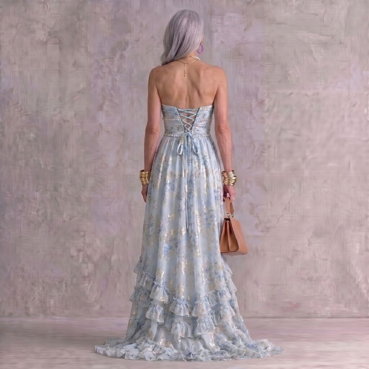 Amalfi Sleeveless Floral Maxi Dress