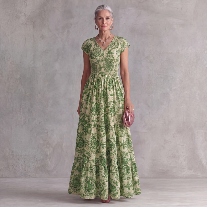 Summer Bohemian Style Printed Dress