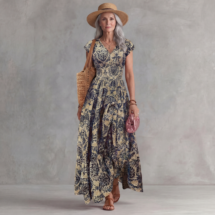 Summer Bohemian Style Printed Dress