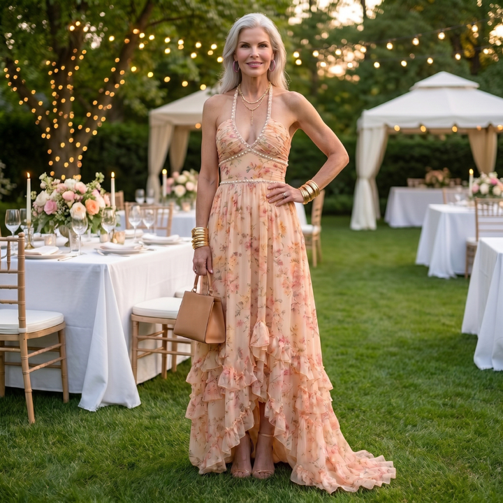 Amalfi Sleeveless Floral Maxi Dress