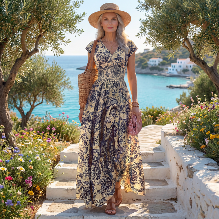 Summer Bohemian Style Printed Dress