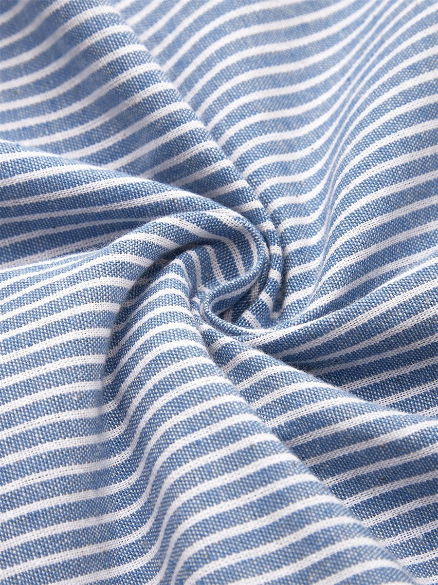 Angela | Striped Midi Dress