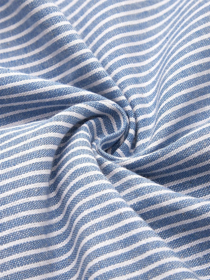 Angela | Striped Midi Dress