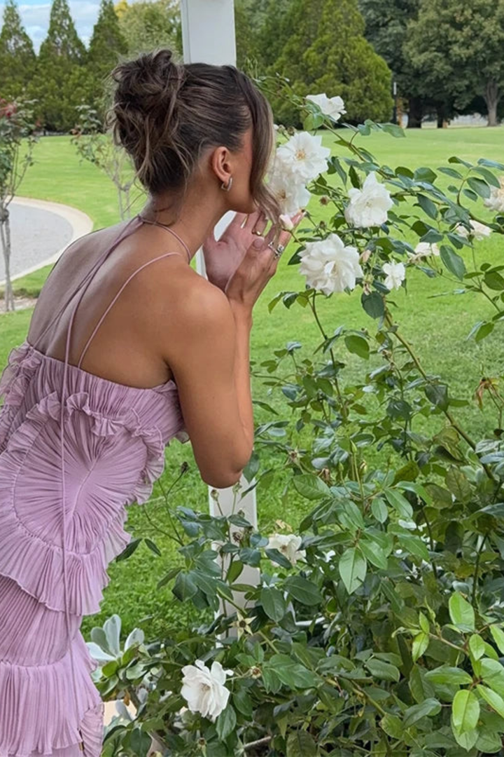 Imogen Sleeveless Ruffled Maxi Summer Dress