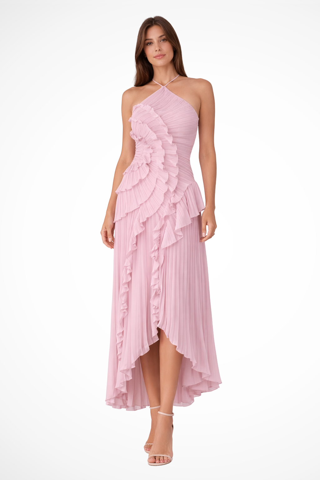 Imogen Sleeveless Ruffled Maxi Summer Dress
