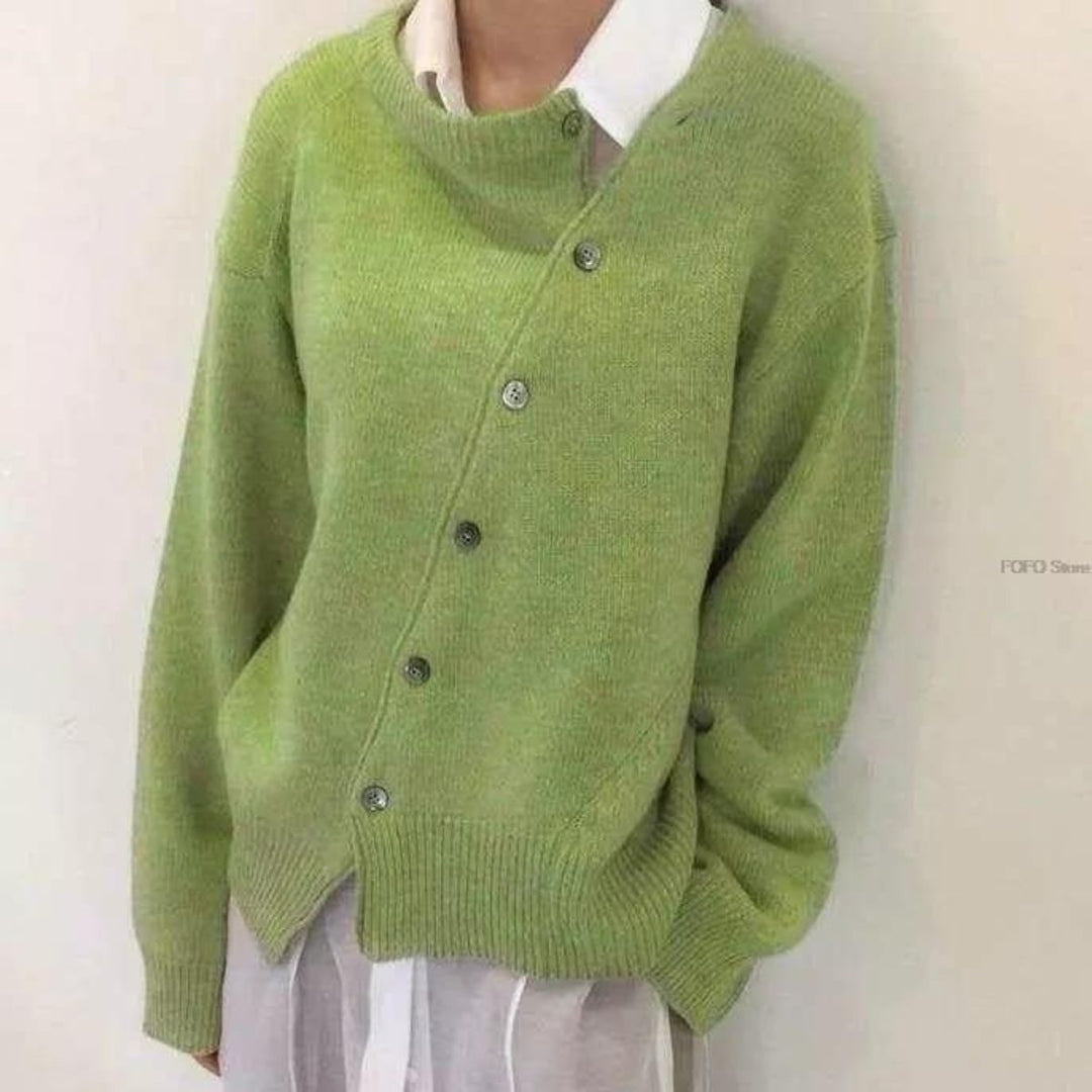 Gabrielle | Women’s Winter Button Knit Sweater