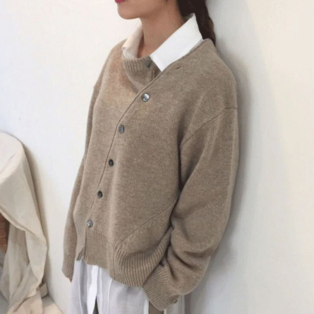 Gabrielle | Women’s Winter Button Knit Sweater