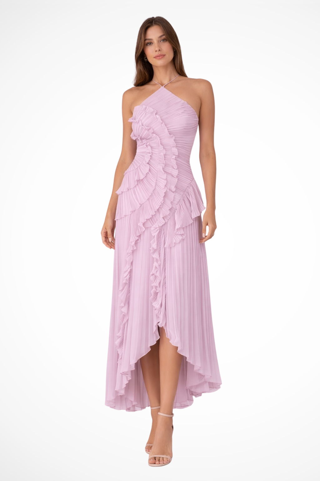 Imogen Sleeveless Ruffled Maxi Summer Dress