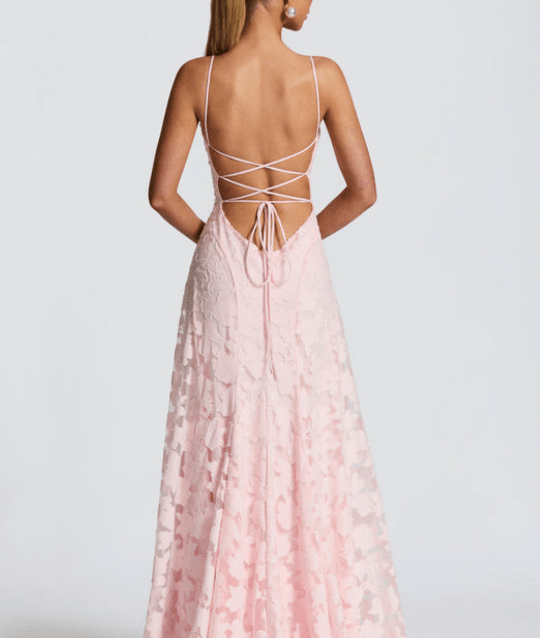 Helia Floral Pattern Sleeveless Maxi Dress