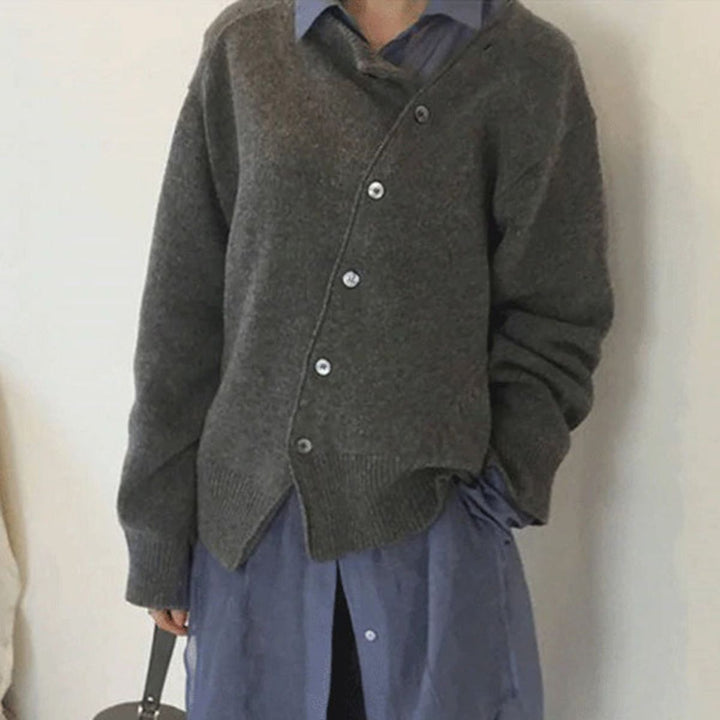 Gabrielle | Women’s Winter Button Knit Sweater