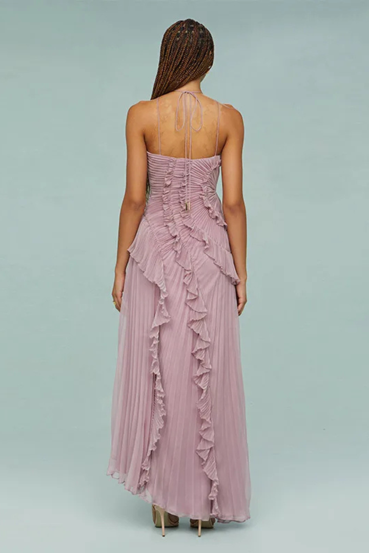 Imogen Sleeveless Ruffled Maxi Summer Dress